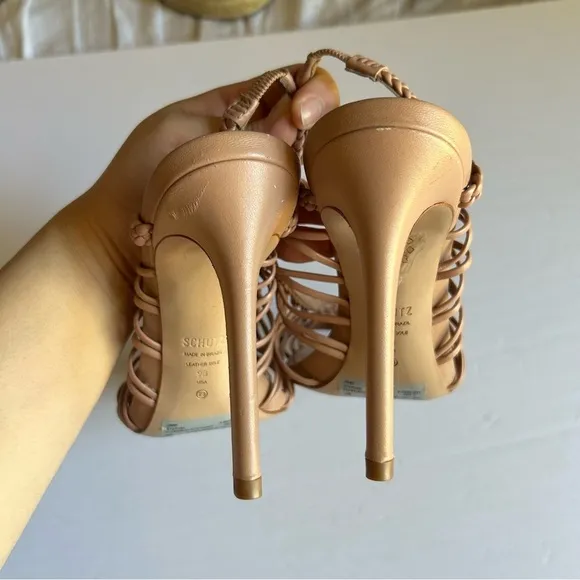 NWOB Anthropologie Schutz Jinny Heels