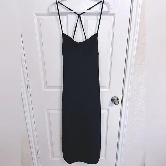 NWOT Free People, Moss Midi, Small in Black