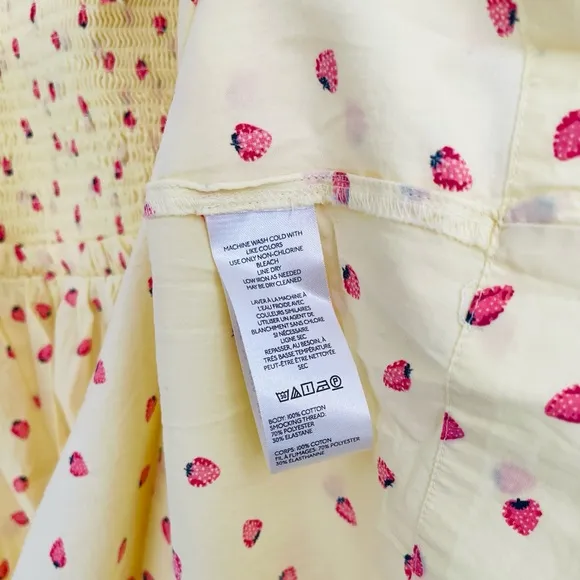 NWOT Free People Strawberry Yellow Midi Maxi Lavender Daze Dress Size Medium