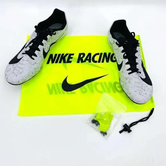 NWOT NIKE Men's Zoom Rival S 9 Track &amp; Field Running Shoes with Black Spikes 13