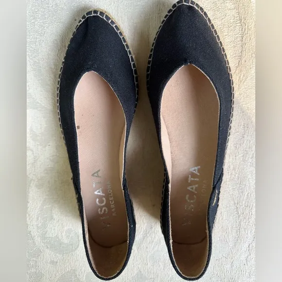 NWOT VISCATA BARCELONA ESPADRILLE  Women's Black Espadrilles