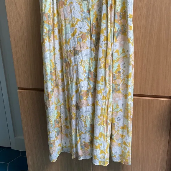 *NWT* APIECE APART Palmas Tie-Sleeve Maxi Dress in Day Arte Floral, size L