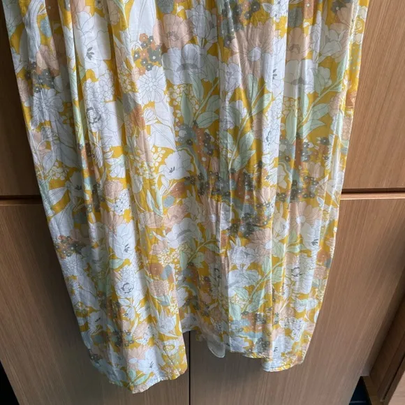 *NWT* APIECE APART Palmas Tie-Sleeve Maxi Dress in Day Arte Floral, size L