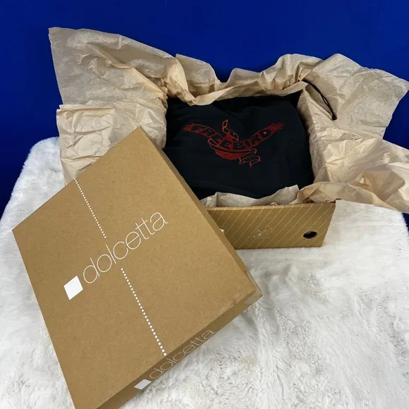 •NWT |•FREEBIRD BY STEVEN•| 'Marlon' Mary Jane Navy Blue Croc Shoes SIZE 9