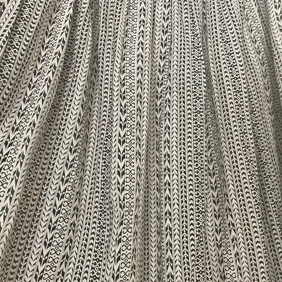 ***NWT*** JOIE &quot; BRIXERLY&quot;  LINEN-BLEND SKIRT BLACK/WHITE Sz 0