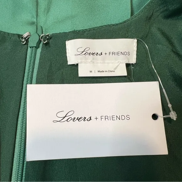 NWT! Revolve| LOVERS AND FRIENDS Ivy Dress in Emerald Green. Size Medium.