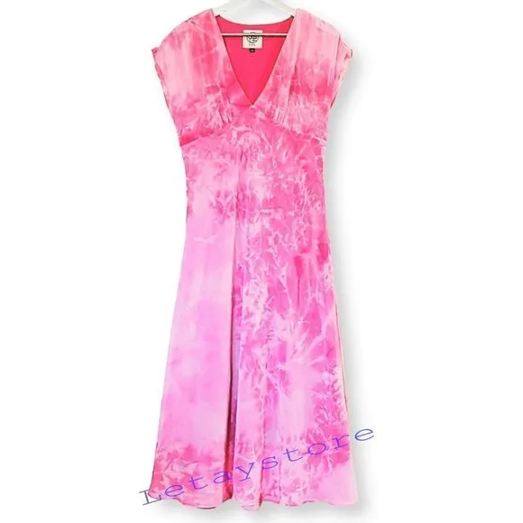 NWT SAGE Kimono Tie Dye Print Flowy Summer Midi Dress