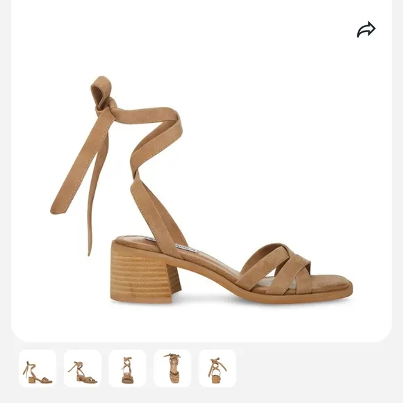 NWT Steve Madden Cory Suede Strappy Sandals