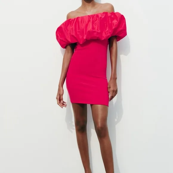 NWT Zara off the shoulder dress
