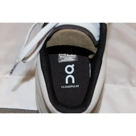 ON‎ CLOUD MEN'S CLOUD PULSE RUNNING SHOES SNEAKERS WOLF/BLACK SZ 9.5 NEW