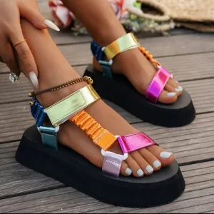Open Toe Platform Sandals