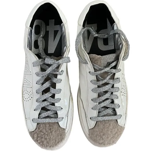 P448 John Shearling Patent Sneaker