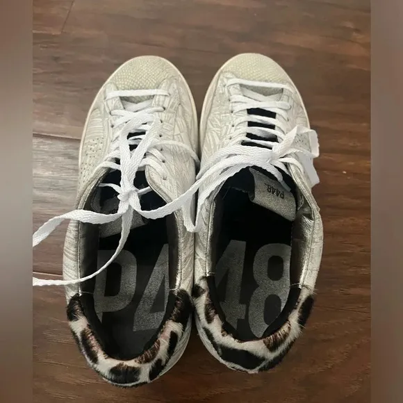 P448 John W Sneakers-Dusty Giraffe-Size 39 euro Us size 8.5