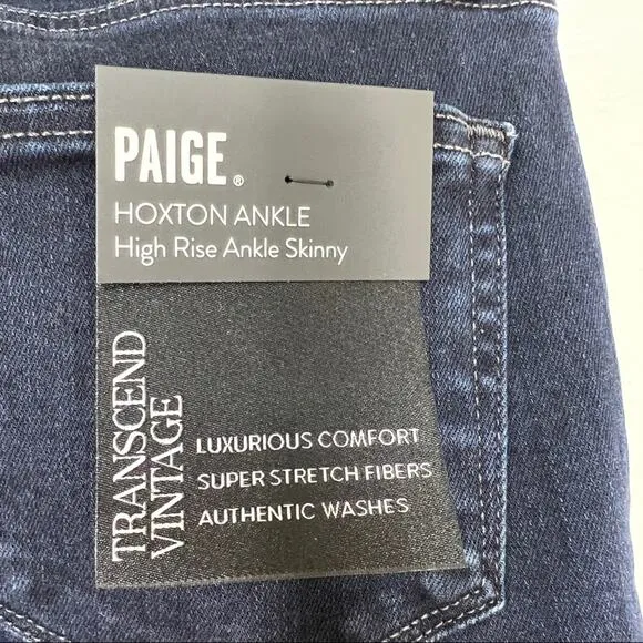 PAIGE Denim Hoxton Ankle Skinny in Telluride Size 24