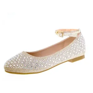 Parrosoo Lanie-817 Girls' Party Shoes: Perfect for Events &amp; Flower Girls, SZ 1