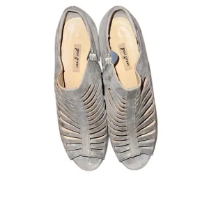 Paul Green Women's Silver Leather Sandals Size 9