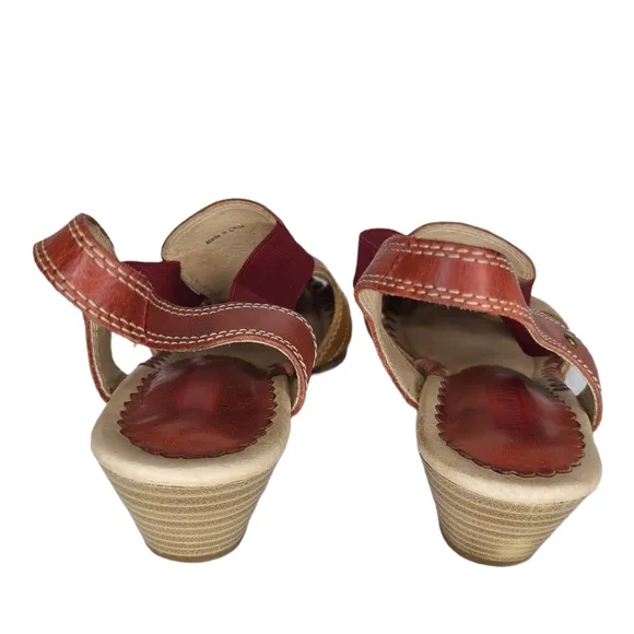 Pikolinos Leather Slingback Sandals Euro 39 US 8.5-9