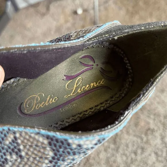 Poetic Licence &quot;Barbie Girl&quot; Green Lace-Up Heels, EU 39.5 / US 8.5