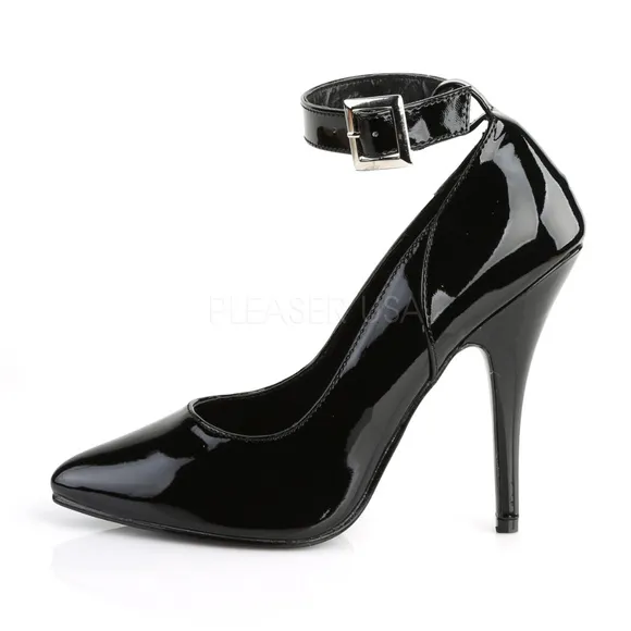 Pointed Toe Ankle Wrap High Heel Shoes