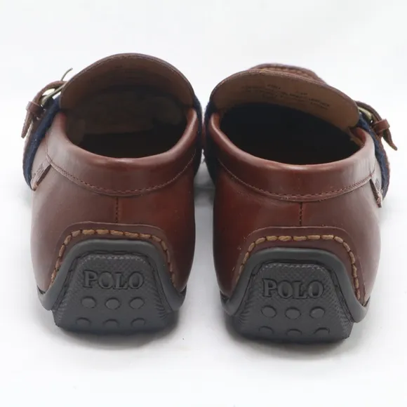 Polo Ralph Lauren Men's Riali Drivers Leather Loafer Shoes