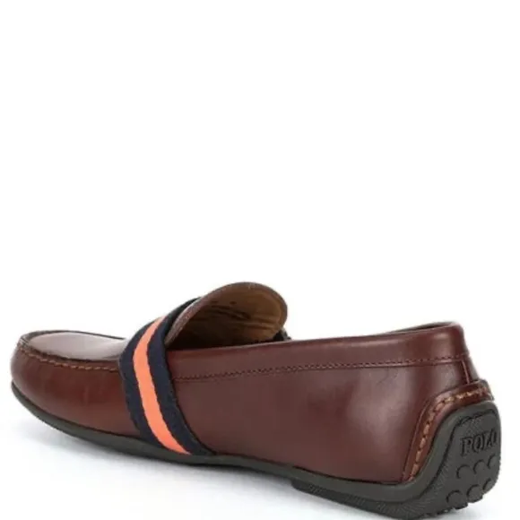 Polo Ralph Lauren Men's Riali Drivers Leather Loafer Shoes