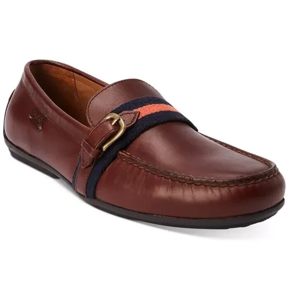 Polo Ralph Lauren Men's Riali Drivers Leather Loafer Shoes