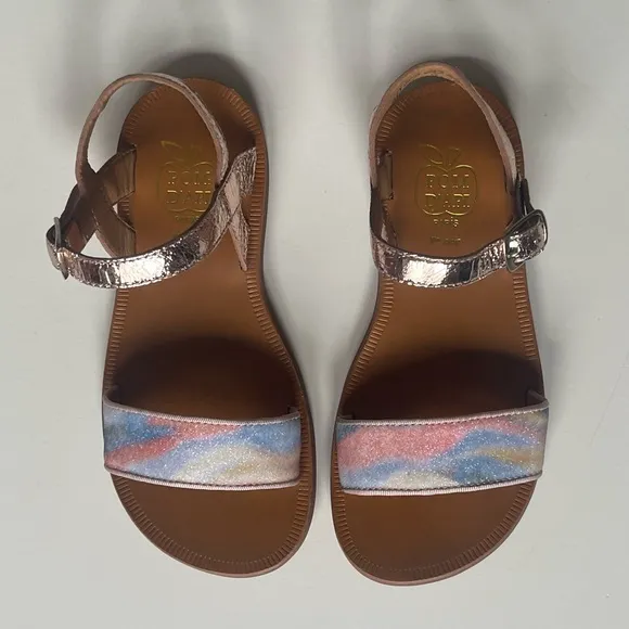 Pom D’Api Plagette Tao Open-Toe Leather Sandals - Size 13