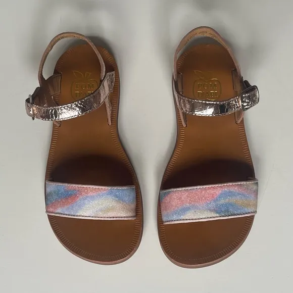 Pom D’Api Plagette Tao Open-Toe Leather Sandals - Size 13