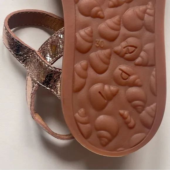 Pom D’Api Plagette Tao Open-Toe Leather Sandals - Size 13