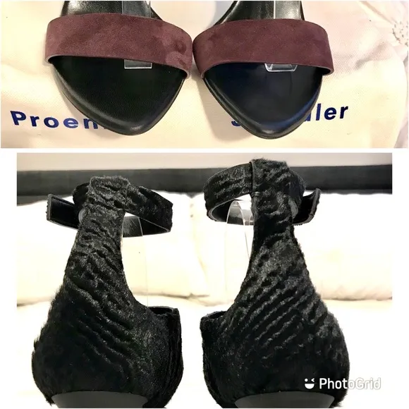 PROENZA SCHOULER Calf Hair Heel Shoes EU 39 / US 8.5  New in Box  $1,075 Retail