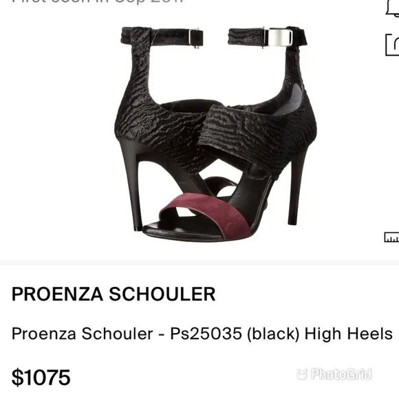 PROENZA SCHOULER Calf Hair Heel Shoes EU 39 / US 8.5  New in Box  $1,075 Retail
