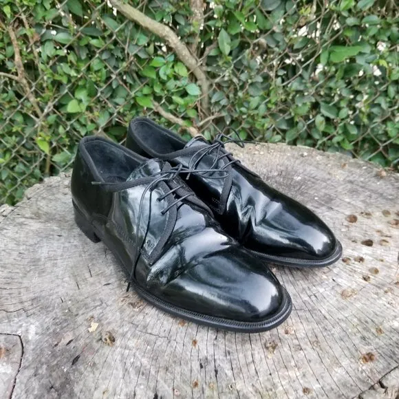 Pronto Uomo Firenze Dress Shoes Formal Tux Black
