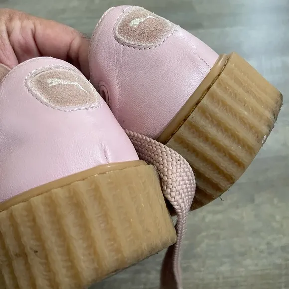 Puma Fenty x Rihanna Leather Bow Ballerina Flats Shoes
