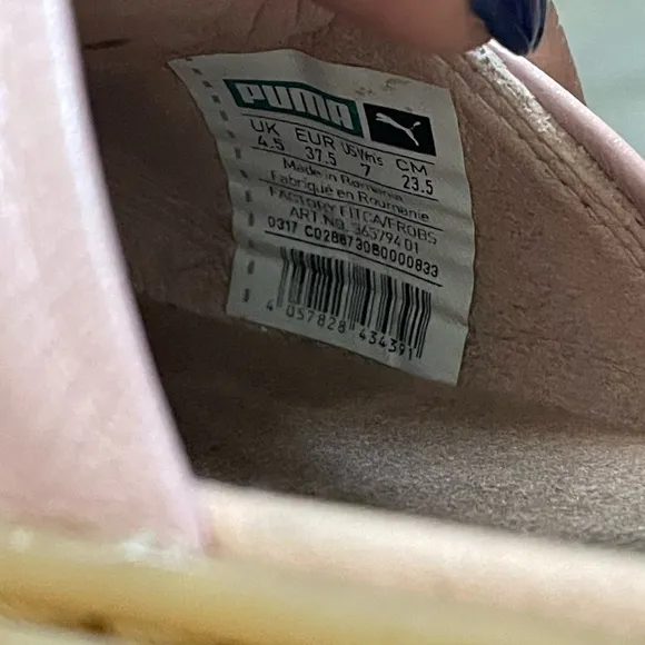 Puma Fenty x Rihanna Leather Bow Ballerina Flats Shoes