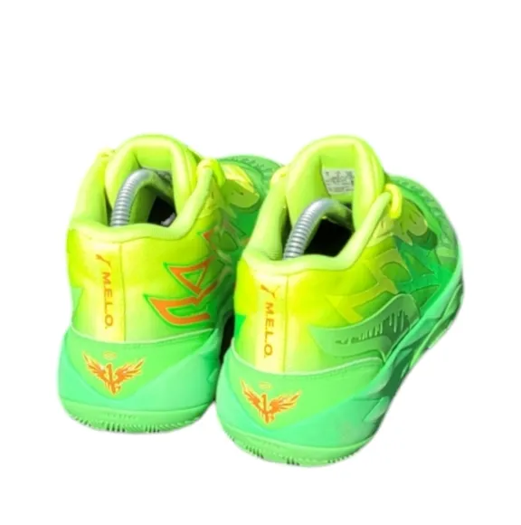 Puma LaMelo Ball MB.02 &quot;Nickelodeon Slime&quot; Sneakers sz 6