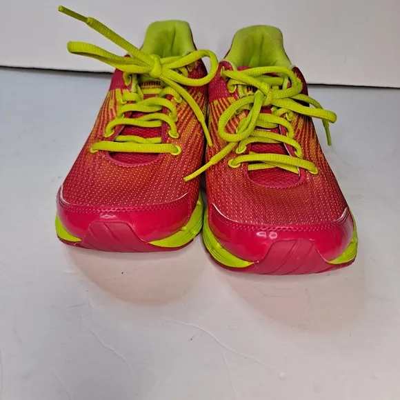 Puma Sequence Running Shoes Women's   Pink Green Size 7.5