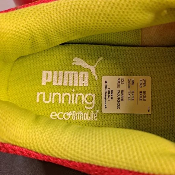 Puma Sequence Running Shoes Women's   Pink Green Size 7.5