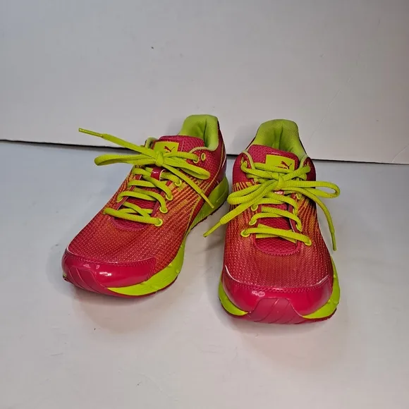 Puma Sequence Running Shoes Women's   Pink Green Size 7.5