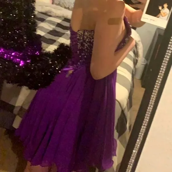 Purple&quot;Night Moves&quot;Prom Dress