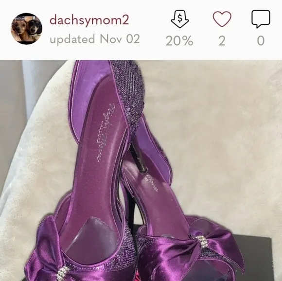 Purple&quot;Night Moves&quot;Prom Dress