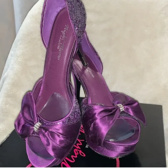 Purple&quot;Night Moves&quot;Prom Dress