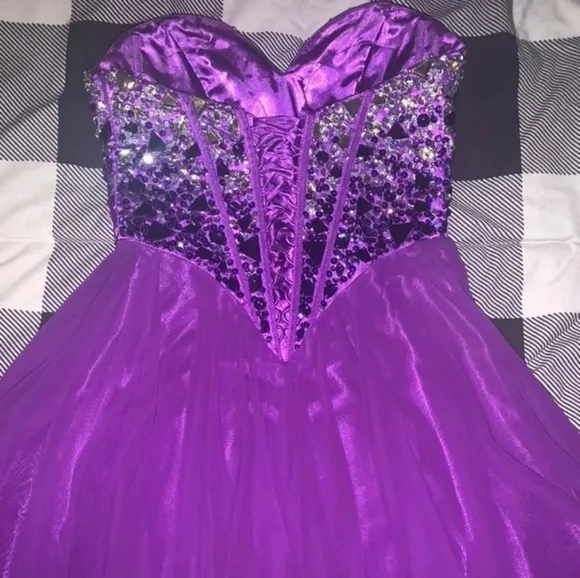 Purple&quot;Night Moves&quot;Prom Dress