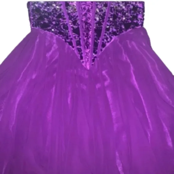 Purple&quot;Night Moves&quot;Prom Dress