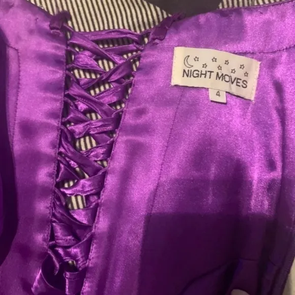 Purple&quot;Night Moves&quot;Prom Dress