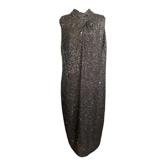 Rachel by Rachel Roy Dress Black Sequin Sleeveless Dress
