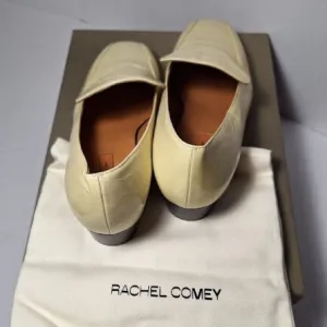 Rachel Comey Women's Cream Cow Leather Chester Loafer Flats Size 37 EU 7 US New