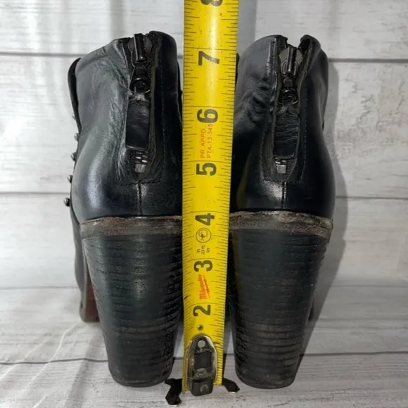 Rag &amp; Bone Alwyn Leather Studded Heel Ankle Boots