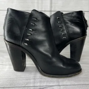 Rag &amp; Bone Alwyn Leather Studded Heel Ankle Boots