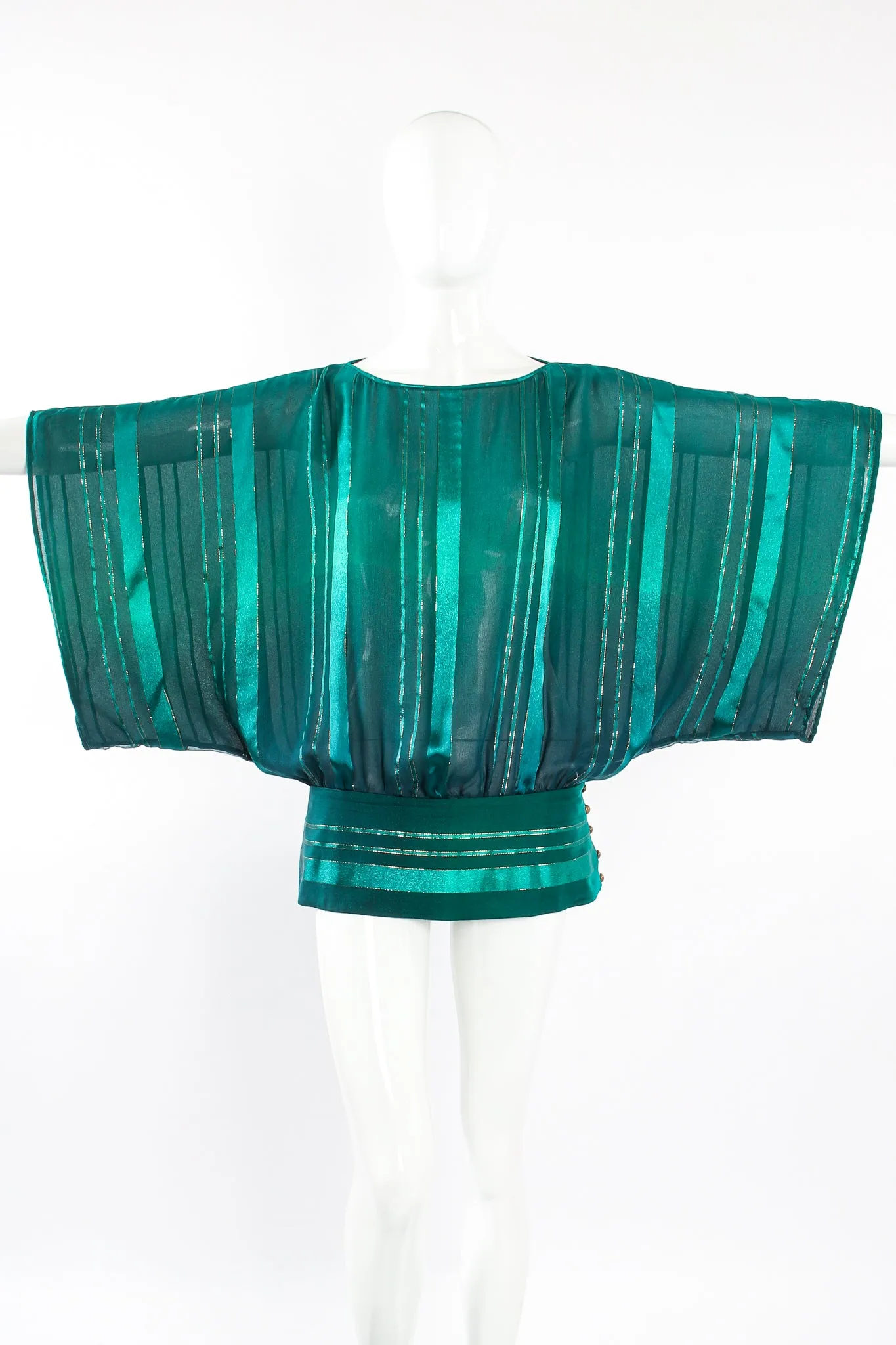 Rainbow Ombré Blouse & Skirt Set