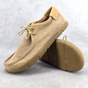 Rare Dead Stock KALSO Earth Shoe‎ Darby Mens Negative Heel Brown Yellow Size 12